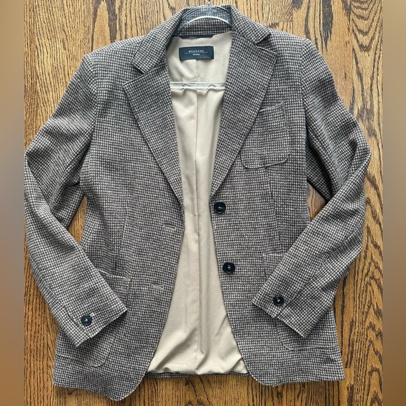 MaxMara Jackets & Blazers - MaxMara Brown Tweed Blazer size 8